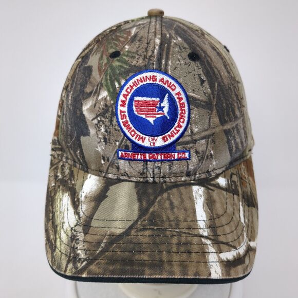 Midwest Machining & Fabricating Strapback Hat Camo One Size Cap America - Picture 2 of 8